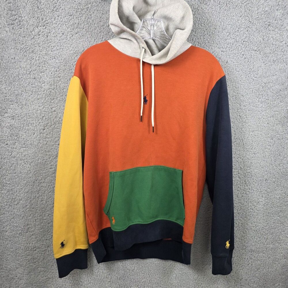 Polo Ralph Lauren Men's Color Blocked Hoodie Sweatshirt Size M